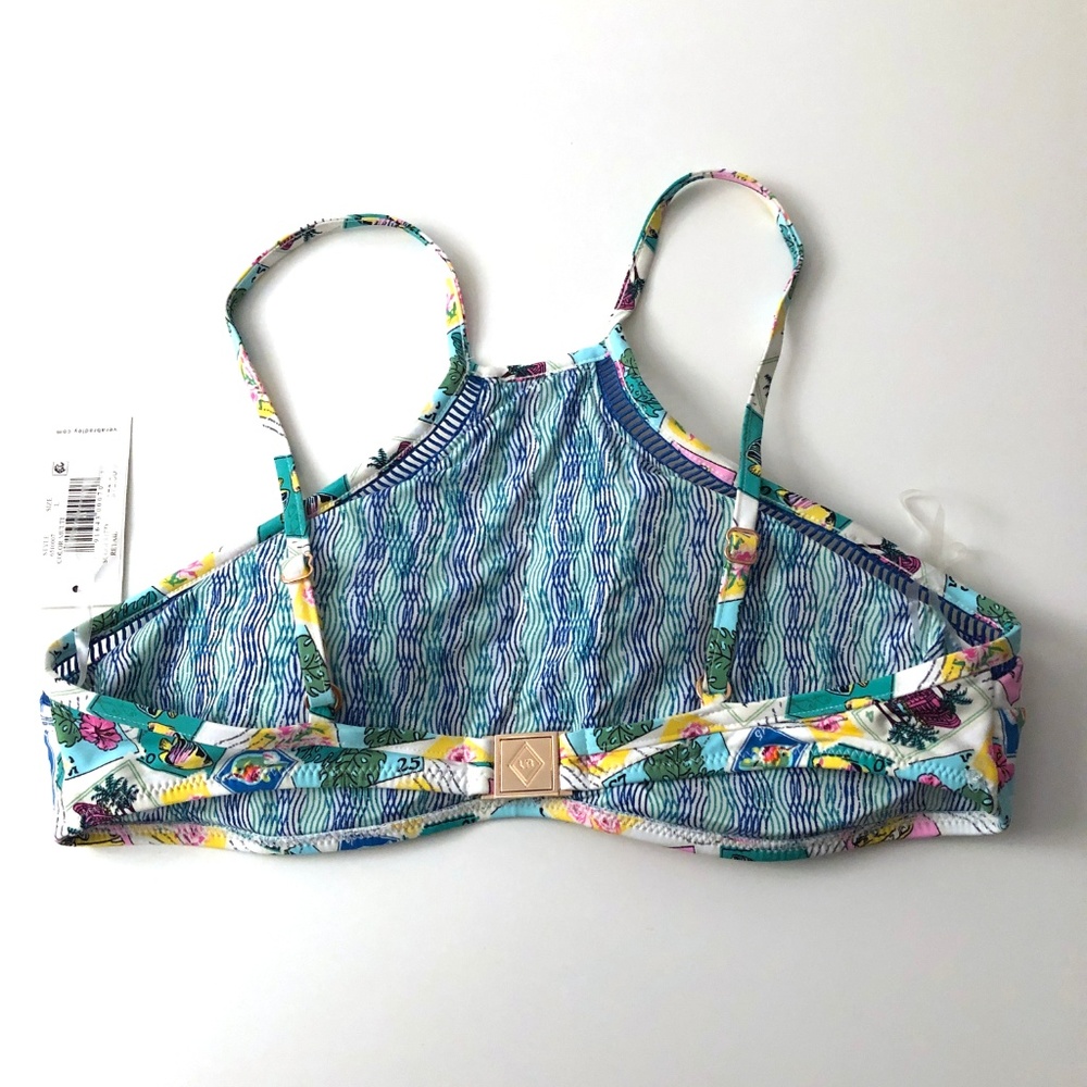 Vera Bradley Bikini Top Cuban Stamp Size Large NWT - Picture 3 of 4